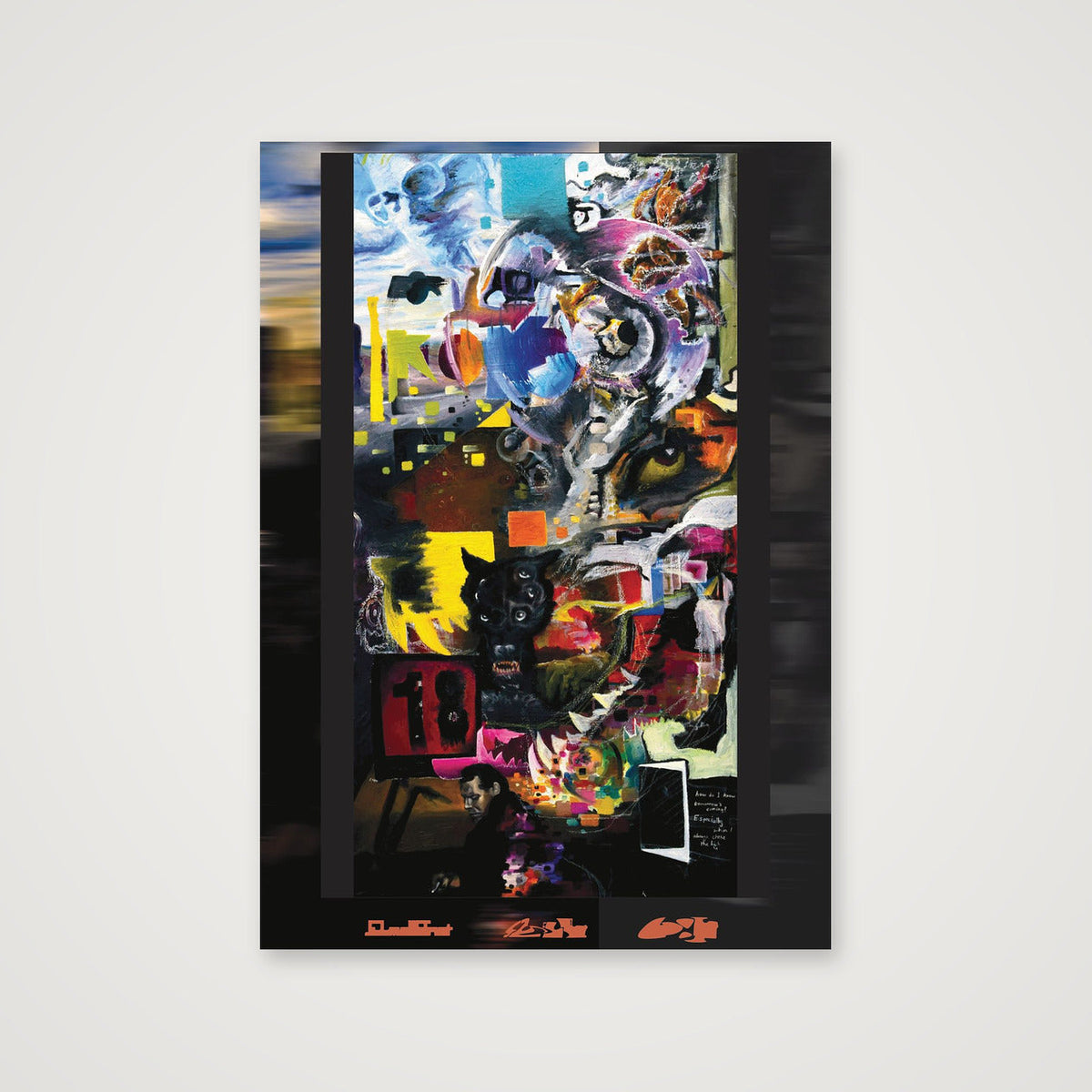 Black Dog (Scorpio) — A2 (42×59cm, 17×23") Print only